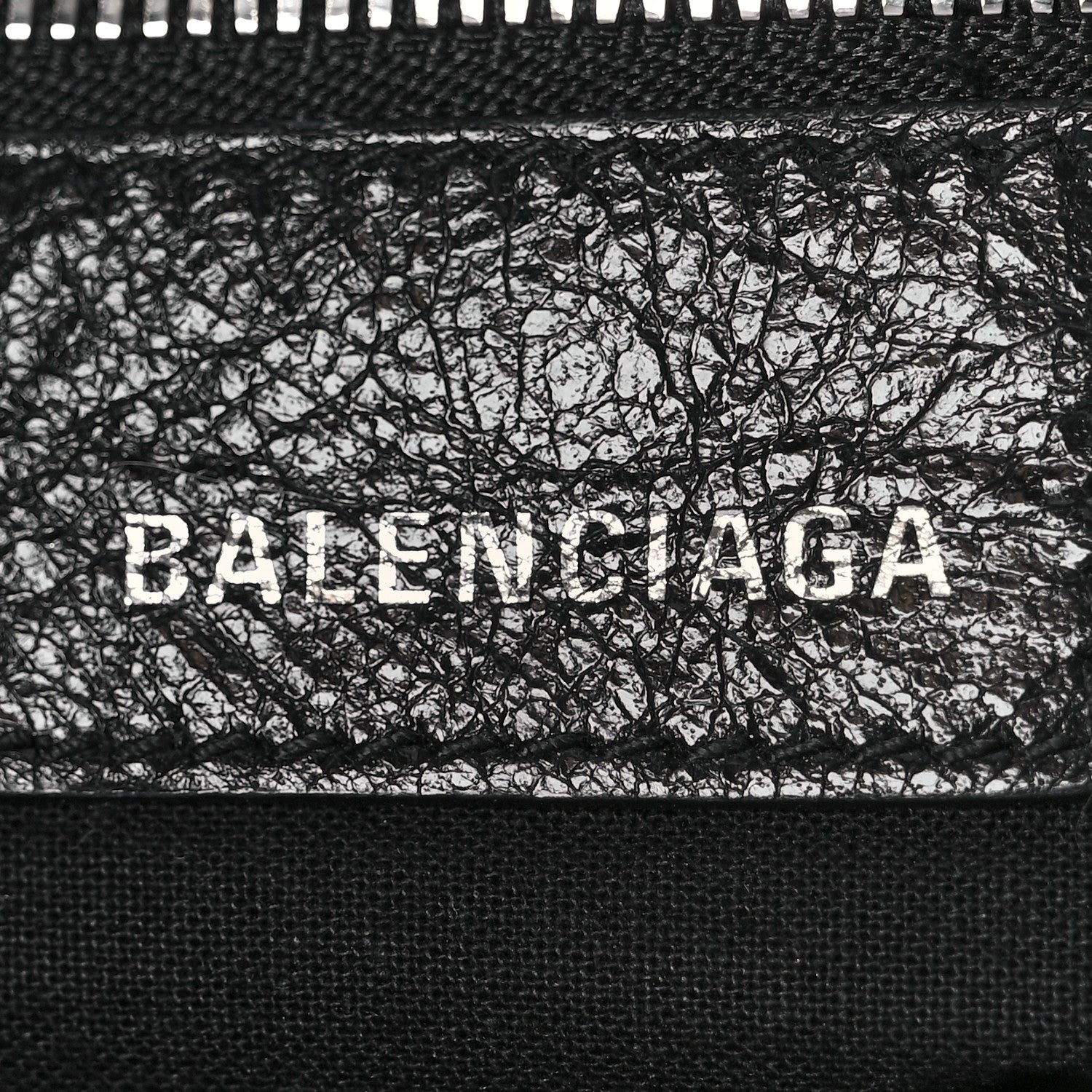 Balenciaga Agneau Arena Small Le Cagole Shoulder Bag Black 7 of 13