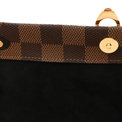 Louis Vuitton Damier Ebene Vavin Chain Wallet Black 13 of 14