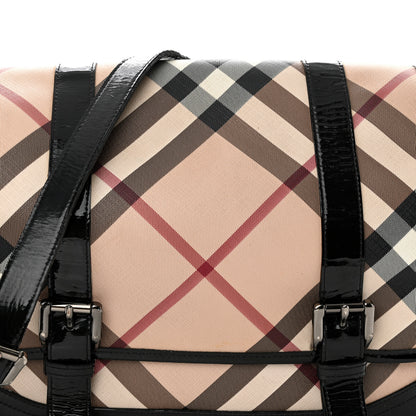 Burberry Nova Check Messenger Bag Black 8 of 17