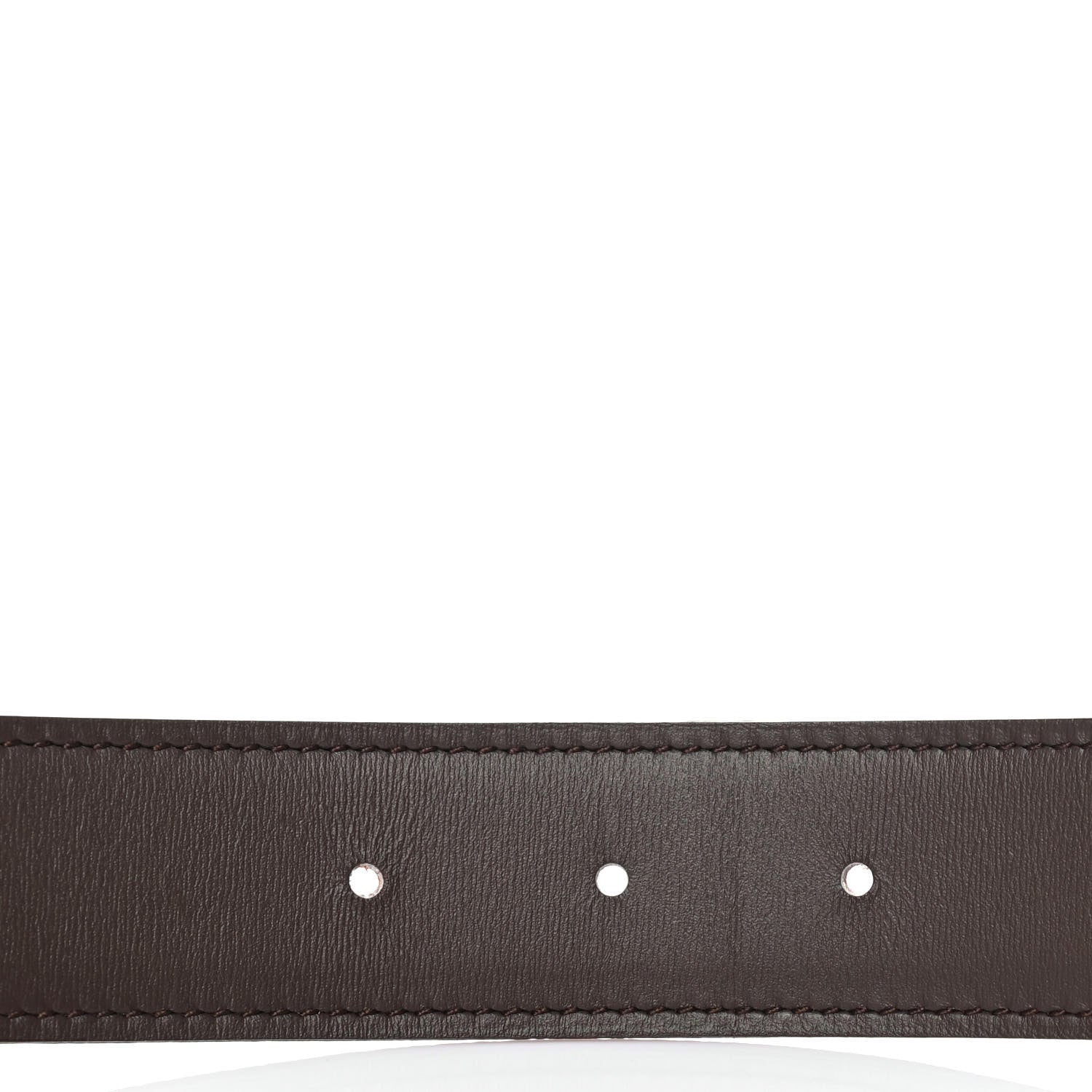 Hermes Box Togo 32mm Martelee H Belt 80 Chocolate Orange 4 of 4