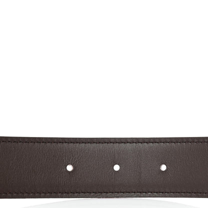 Hermes Box Togo 32mm Martelee H Belt 80 Chocolate Orange 4 of 4