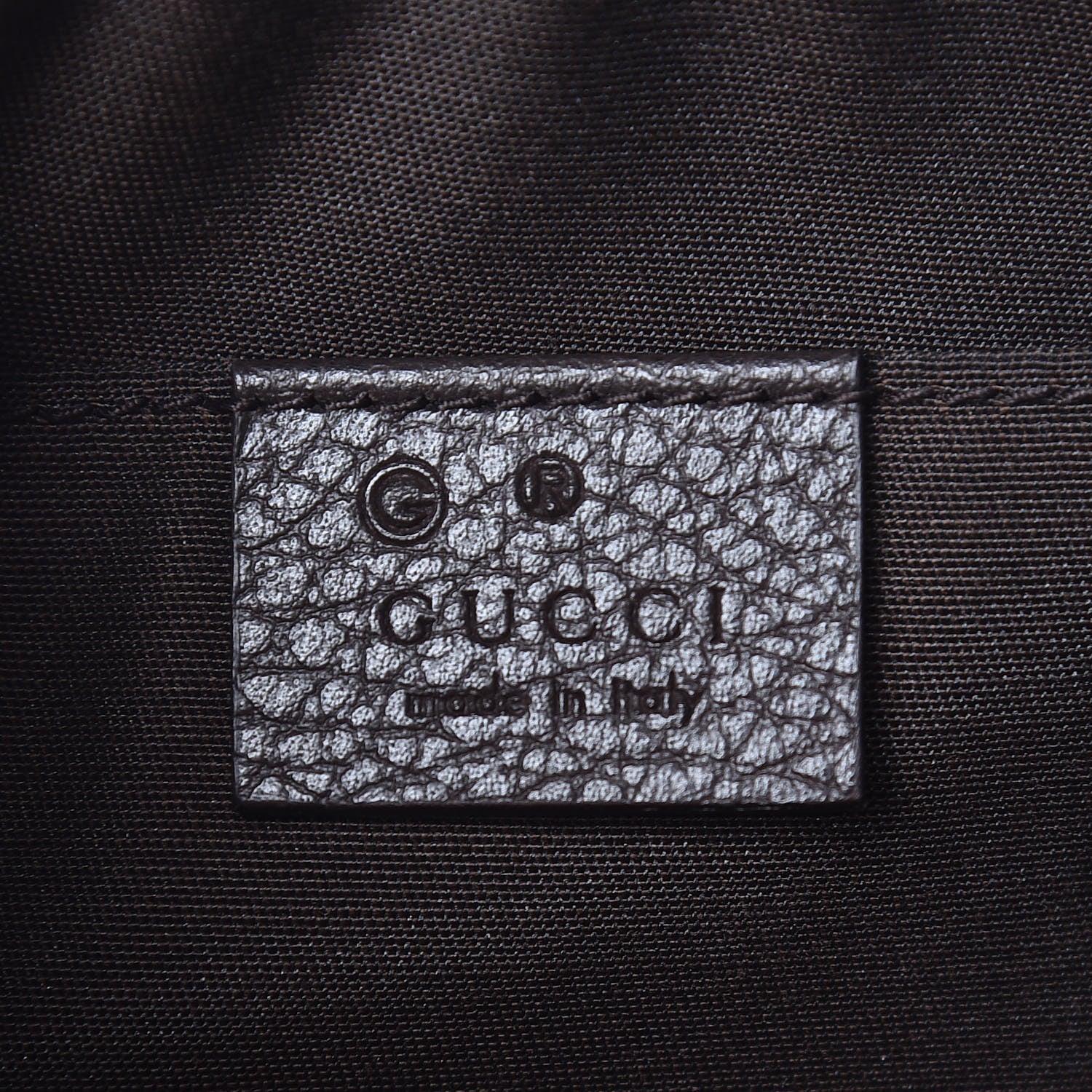 Gucci Monogram Belt Bag Dark Brown 7 of 10
