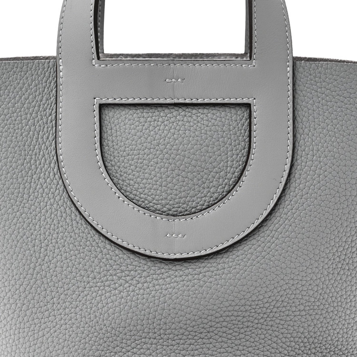 Hermes Taurillon Clemence Swift In-The-Loop 18 Bag Gris Pantin