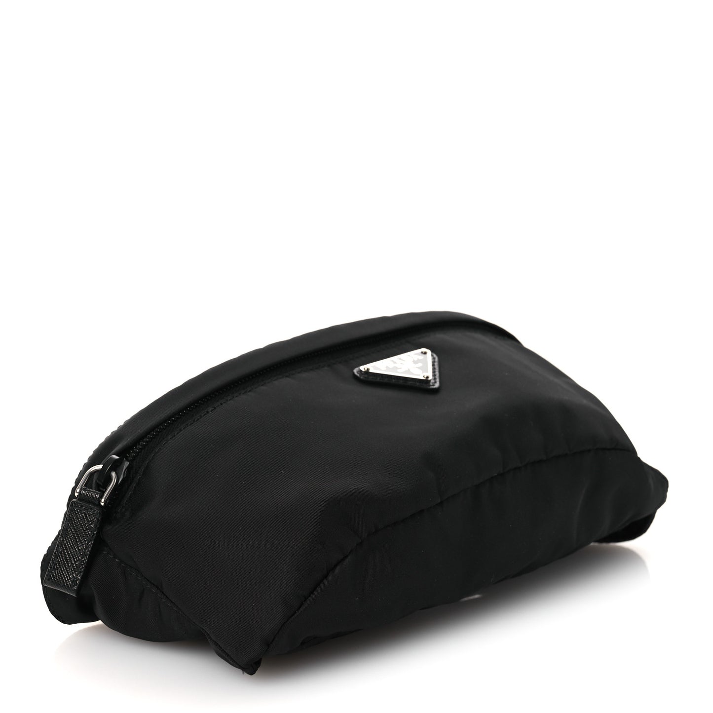Re-Nylon Saffiano Belt Bag Black