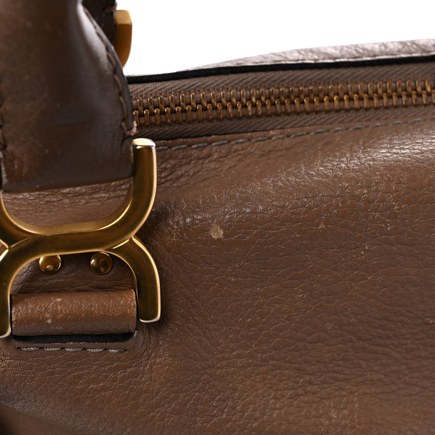 Calfskin Medium Marcie Satchel Nut