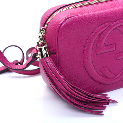 Gucci Cellarius Calfskin Small Soho Disco Bag Bright Bouganville 13 of 14