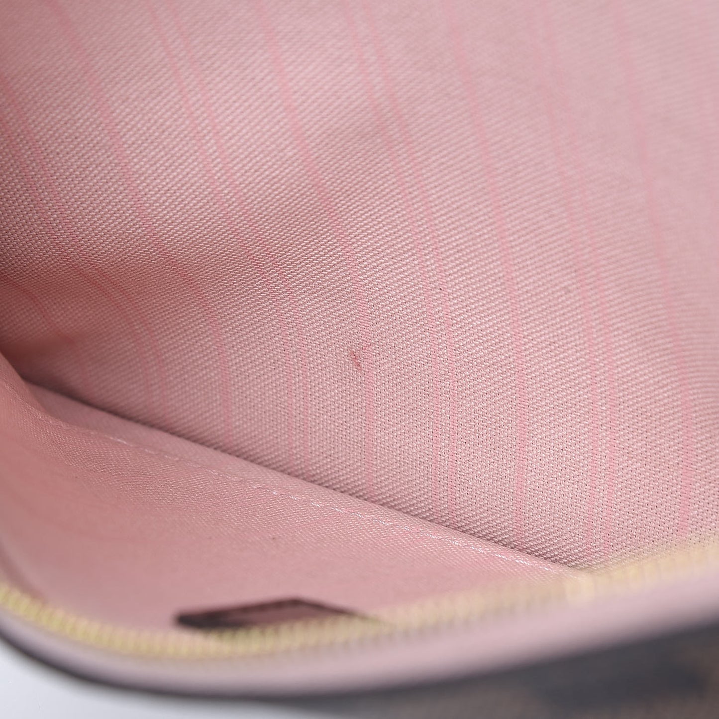 Damier Ebene Neverfull MM GM Pochette Rose Ballerine