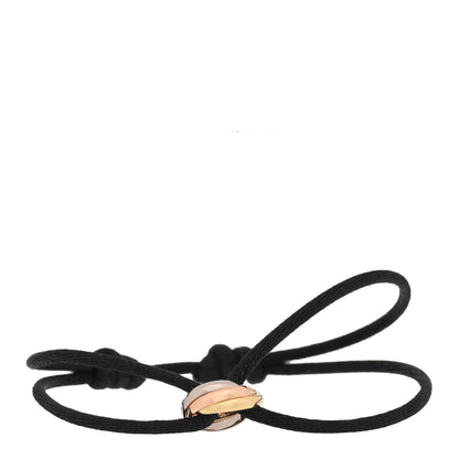 Cartier 18k Pink Yellow White Gold Trinity Adjustable Cord Bracelet Black 1 of 3