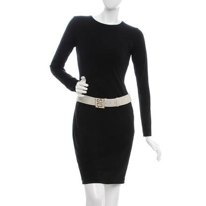 Fendi Zucca Spalmati College Belt 85 34 White 2 of 7
