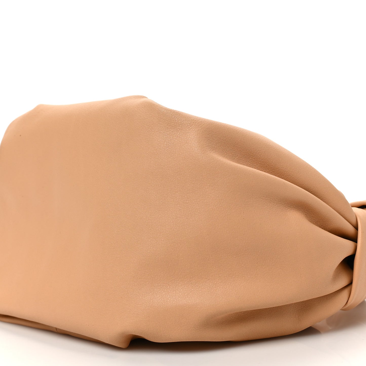 Calfskin Teen Double Knot Hobo Almond