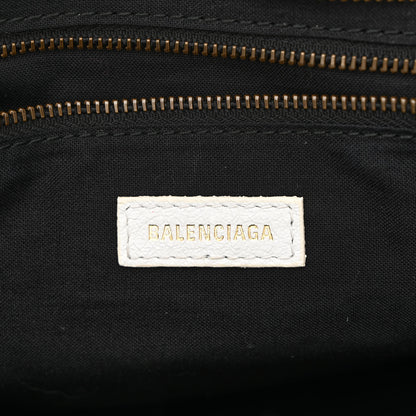 Balenciaga Agneau Graffiti All Over Classic Hardware City White Bleu Rouge 6 of 13
