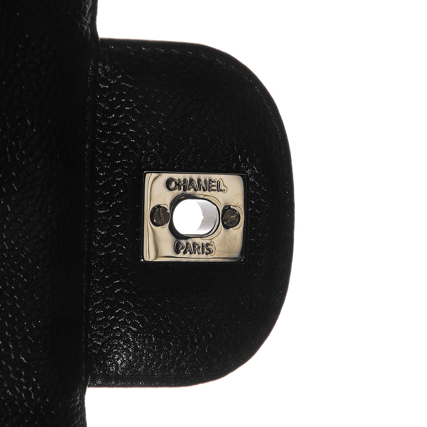 Caviar Jumbo Single Flap Black