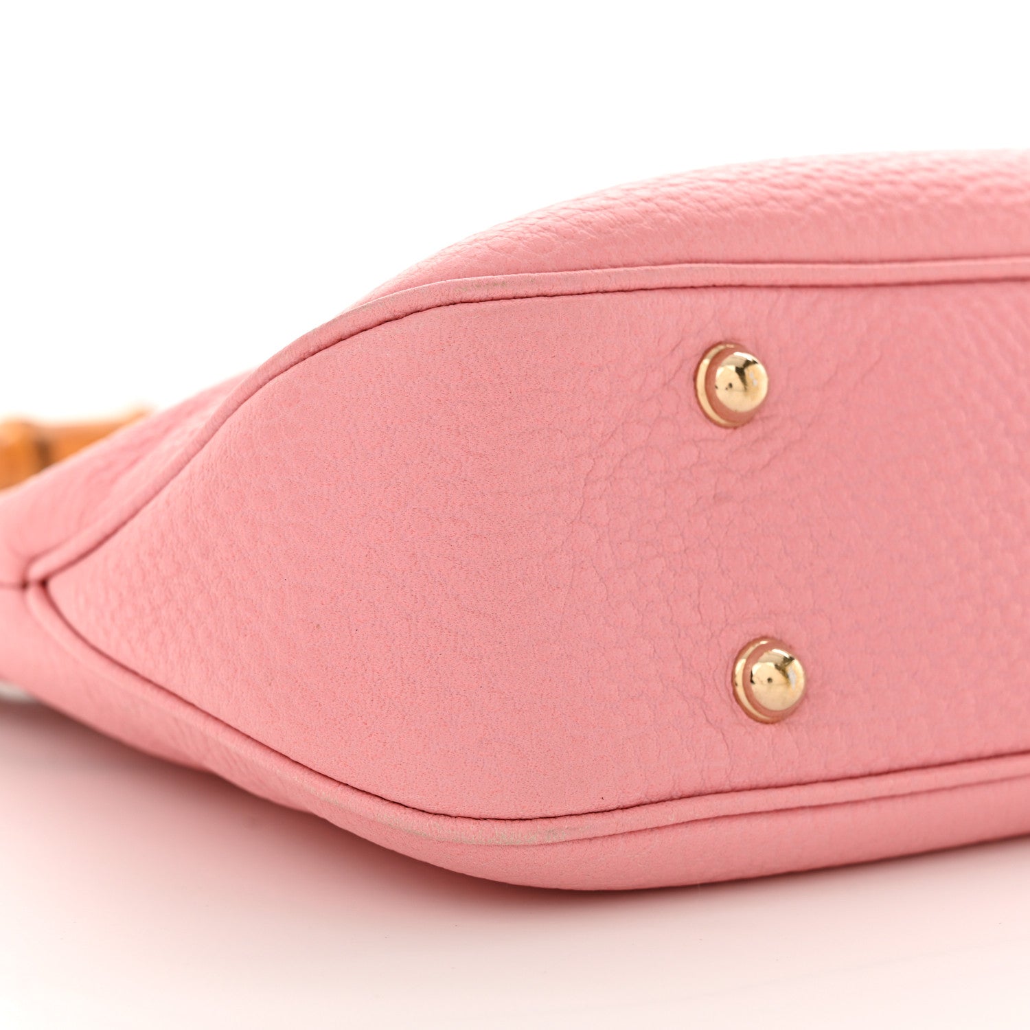 Gucci Calfskin Bamboo Anita Top Handle Bag Light Pink 9 of 14