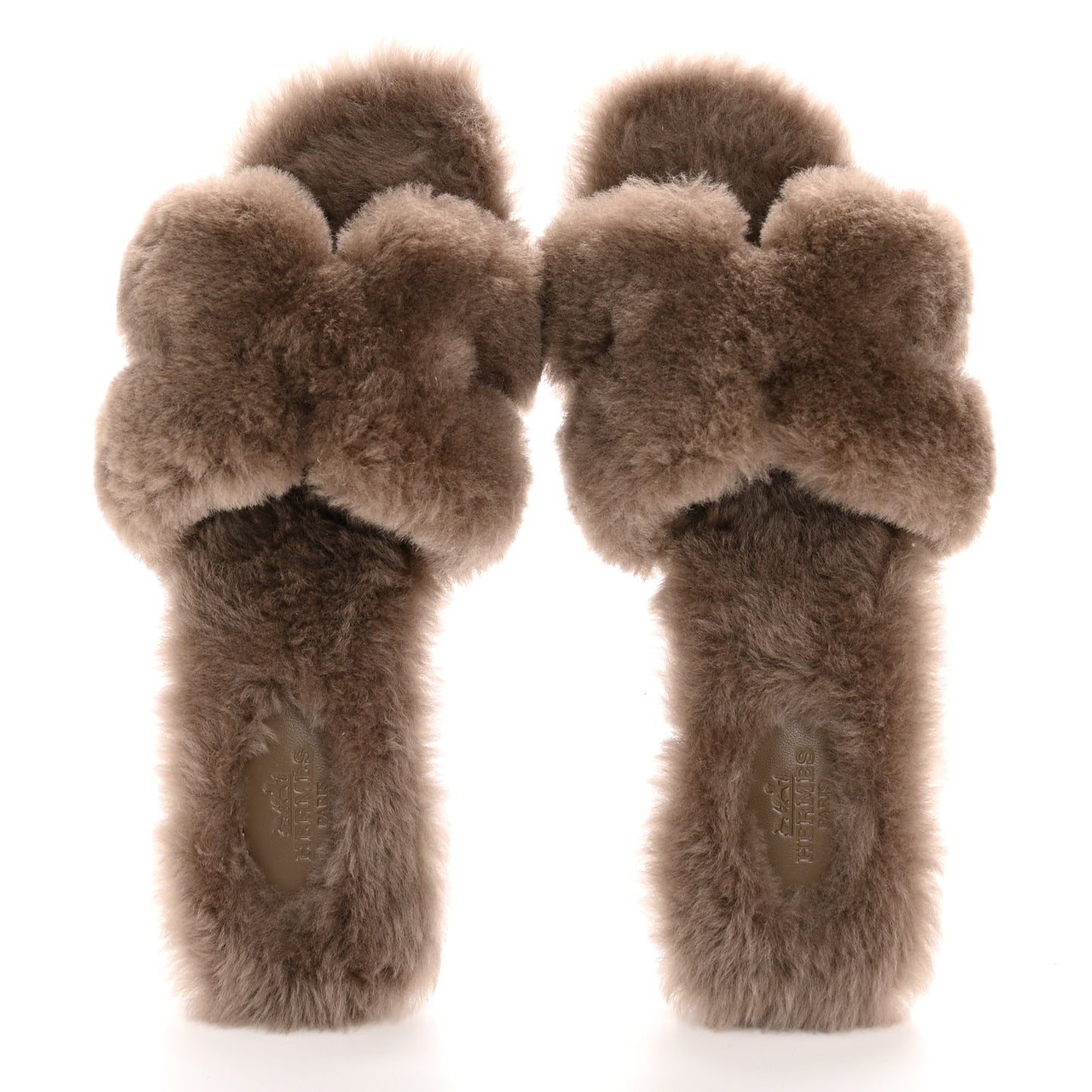 Woolskin Oran Sandals 38.5 Etoupe