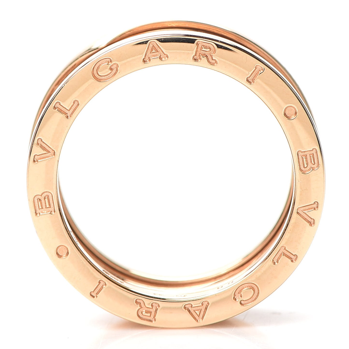 18K Rose Gold B.Zero1 Three-Band Ring 58 8.25