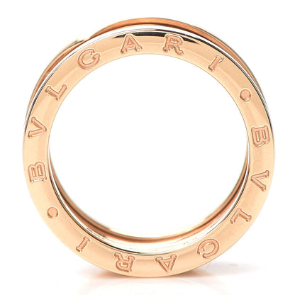 Bulgari 18K Rose Gold B.Zero1 Three-Band Ring 58 8.25 4 of 6