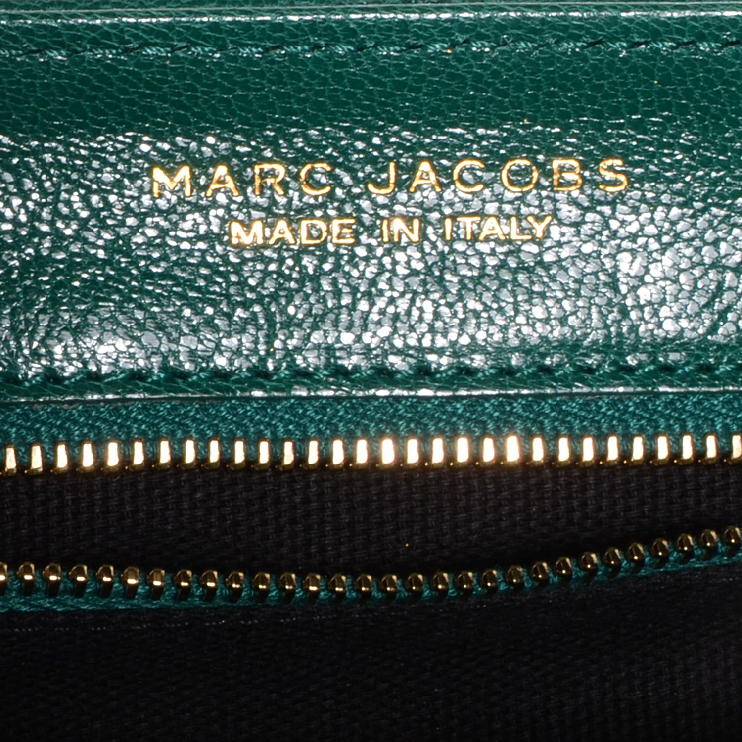 Marc Jacobs Lambskin Baroque Large Single Flap Emerald 7 of 8