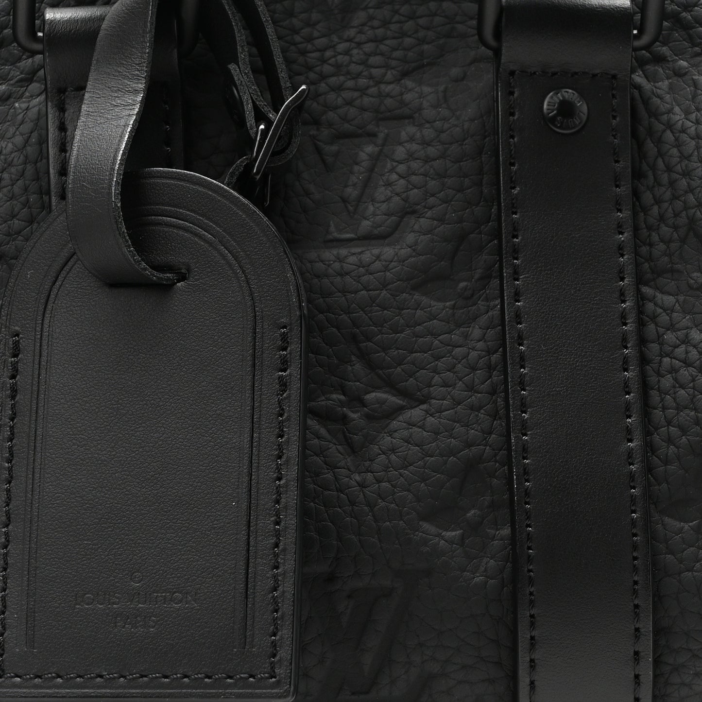 Monogram Taurillon Keepall Bandouliere 25 Black
