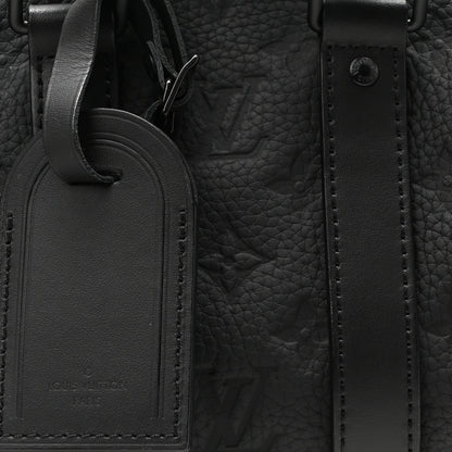 Louis Vuitton Monogram Taurillon Keepall Bandouliere 25 Black 7 of 9