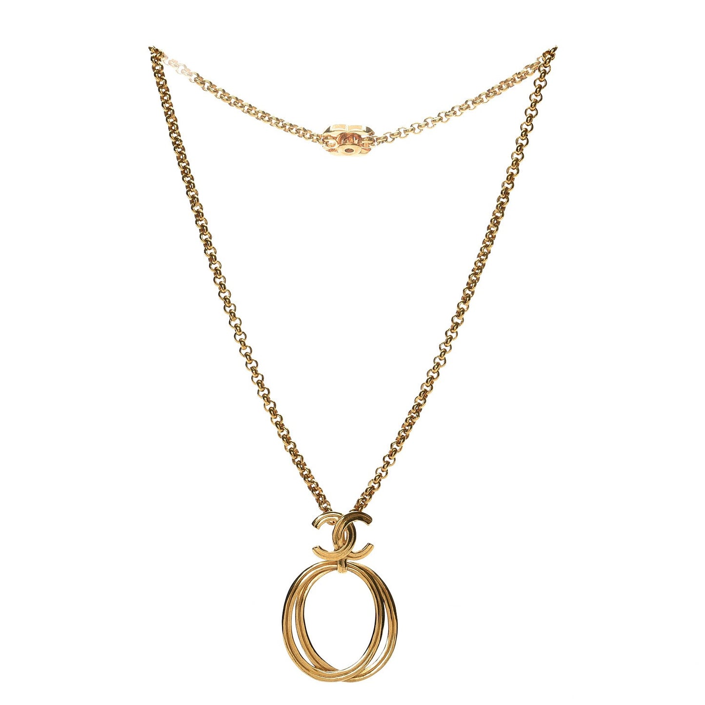CC Chain Necklace Gold