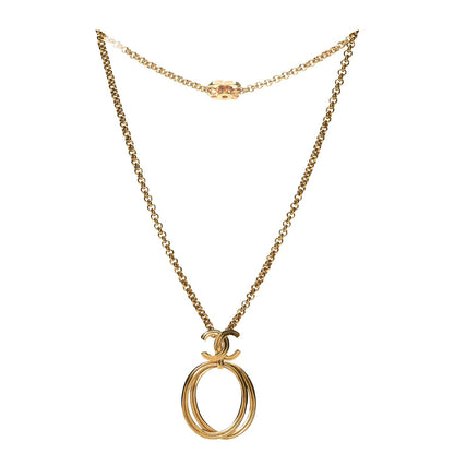 Chanel CC Chain Necklace Gold 1 of 5