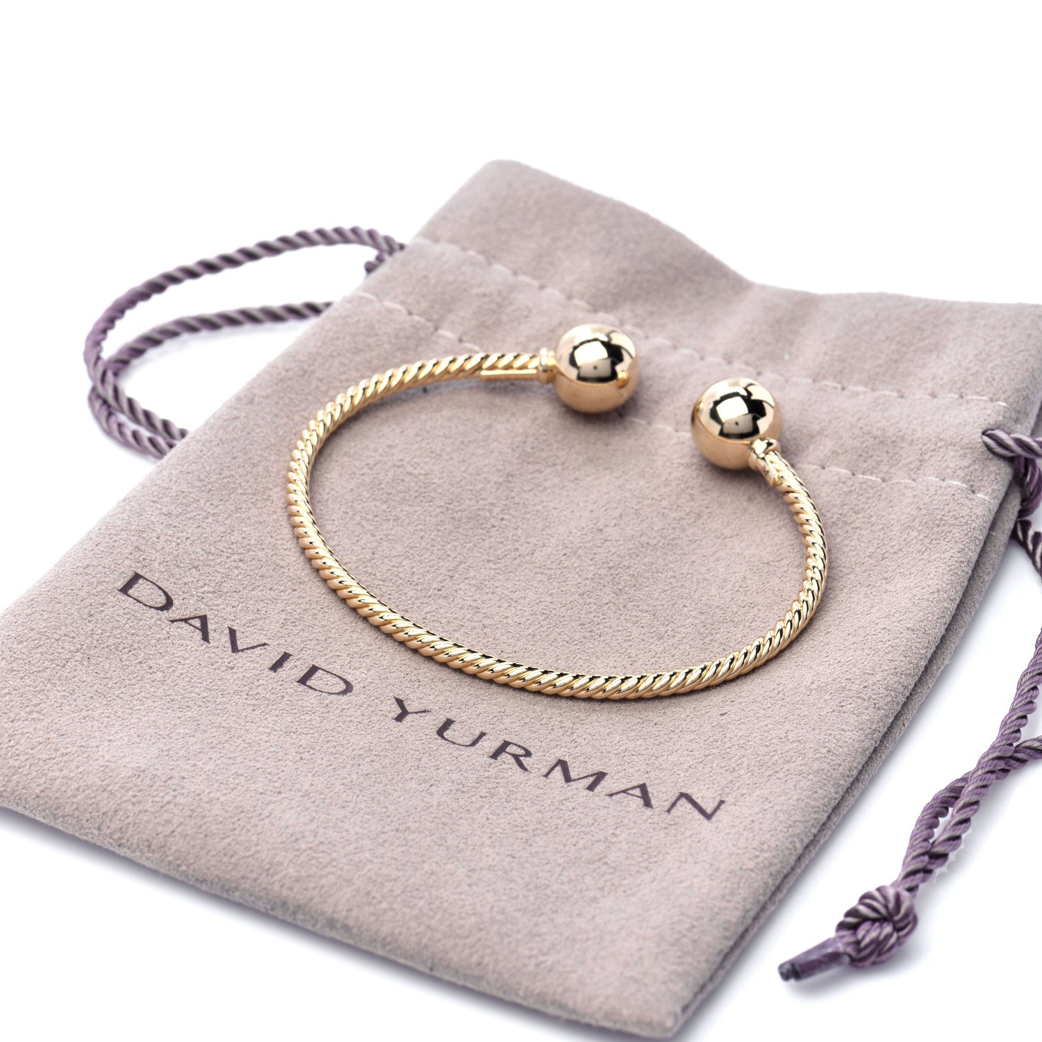 David Yurman 18K Yellow Gold 10mm Solari Bracelet 6 of 6