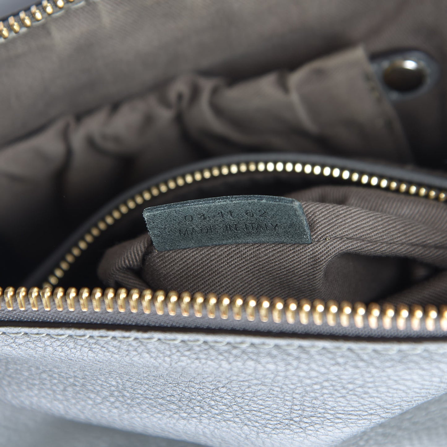 Calfskin Medium Marcie Satchel Stone