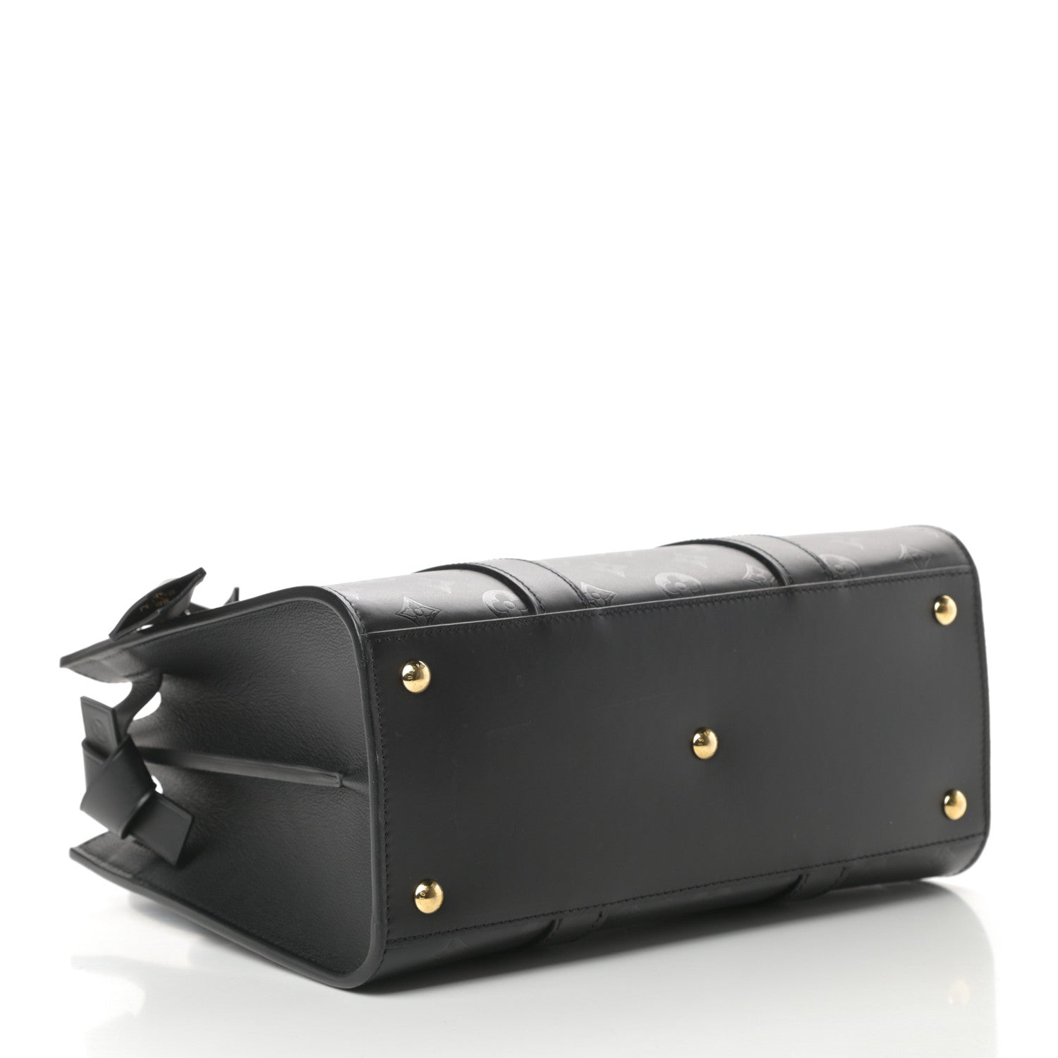 Louis Vuitton Monogram Cuir Plume Very Tote MM Black 4 of 10