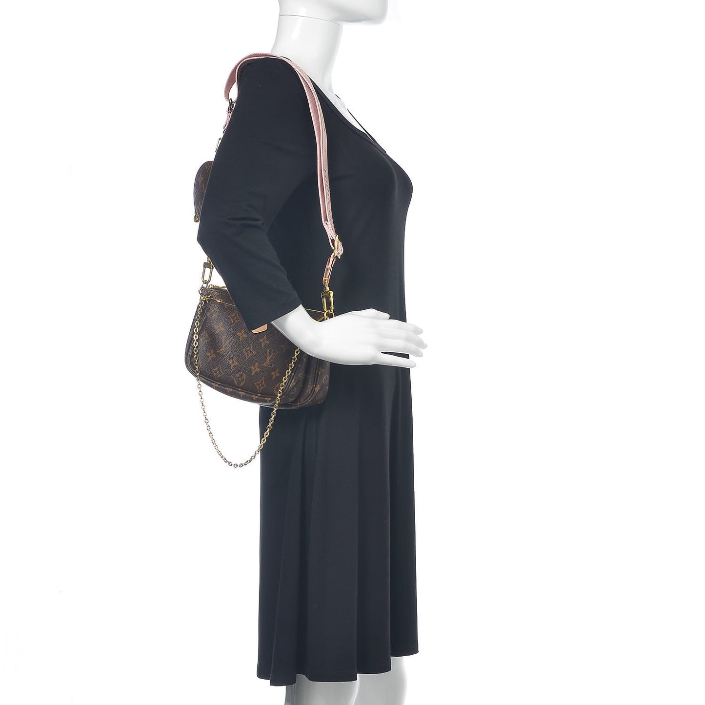 Monogram Multi Pochette Accessories Rose Clair