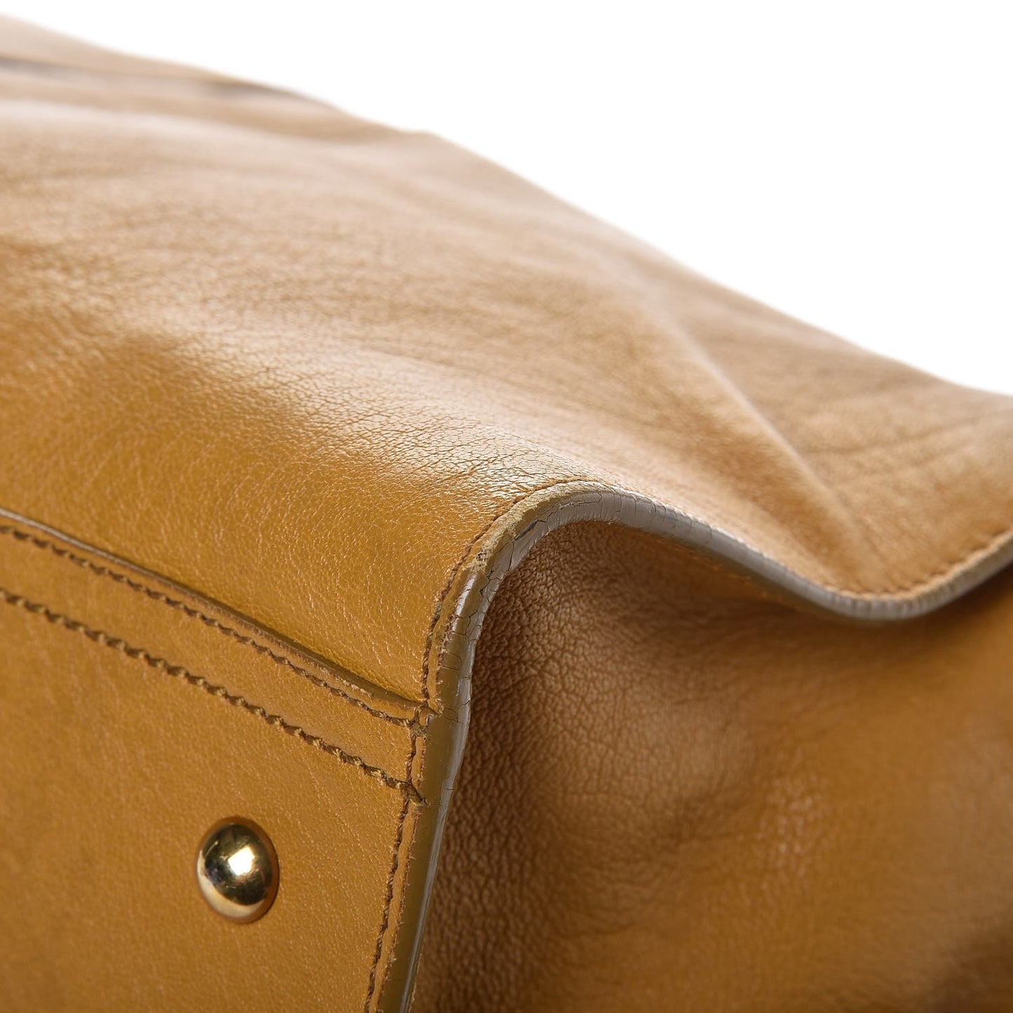 Sheepskin Medium Cabas ChYc Mustard