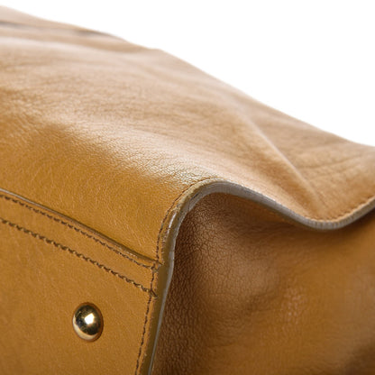 Saint Laurent Sheepskin Medium Cabas ChYc Mustard 12 of 15