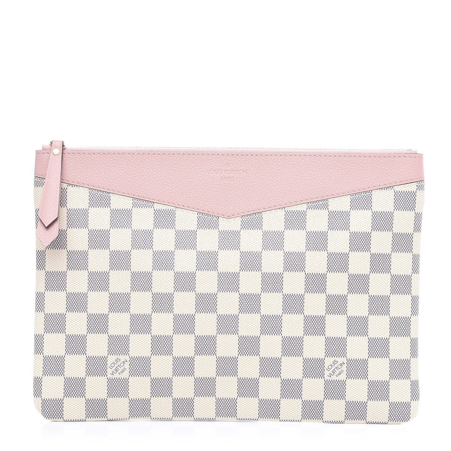 Damier Azur Daily Pouch Rose Poudre