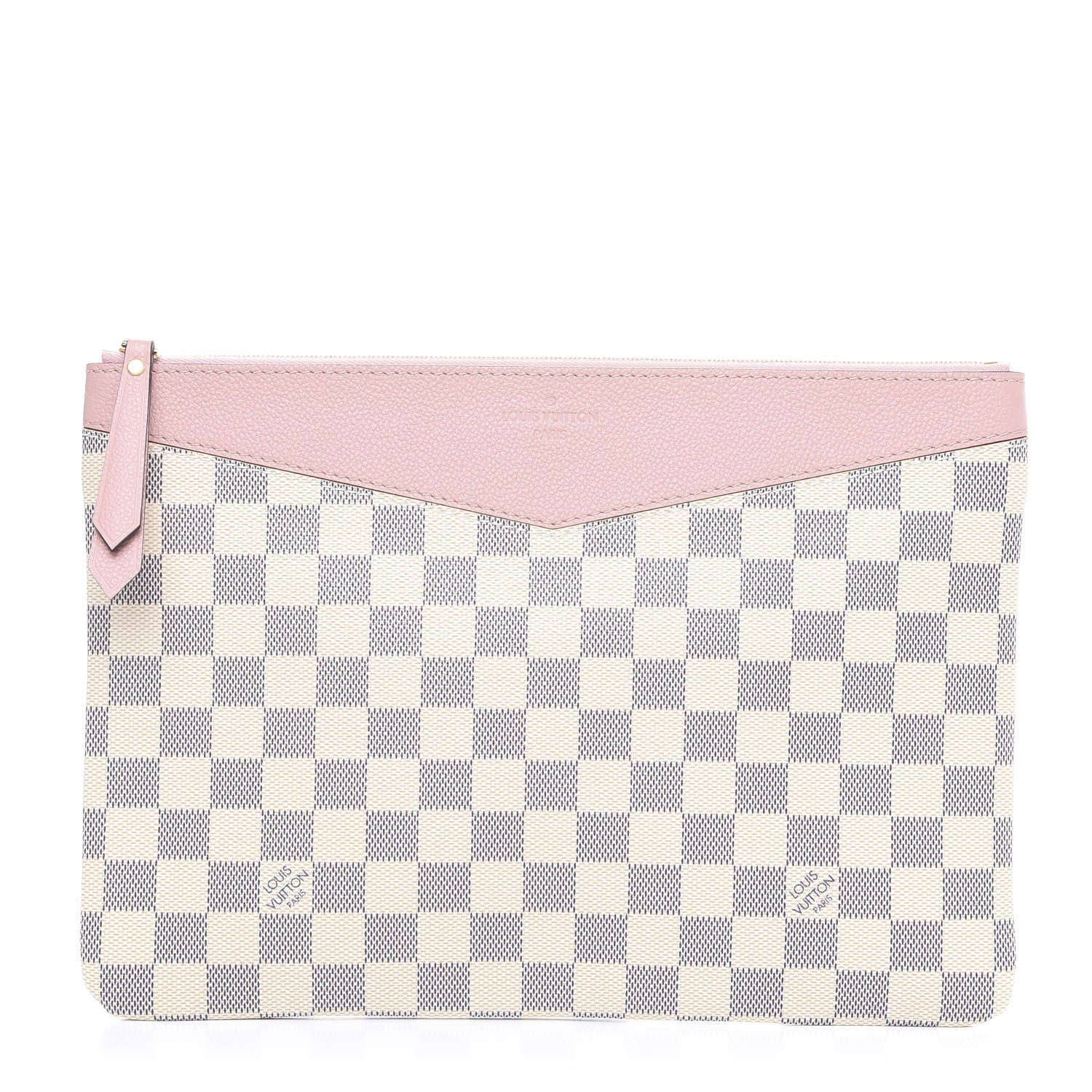Louis Vuitton Damier Azur Daily Pouch Rose Poudre 1 of 6
