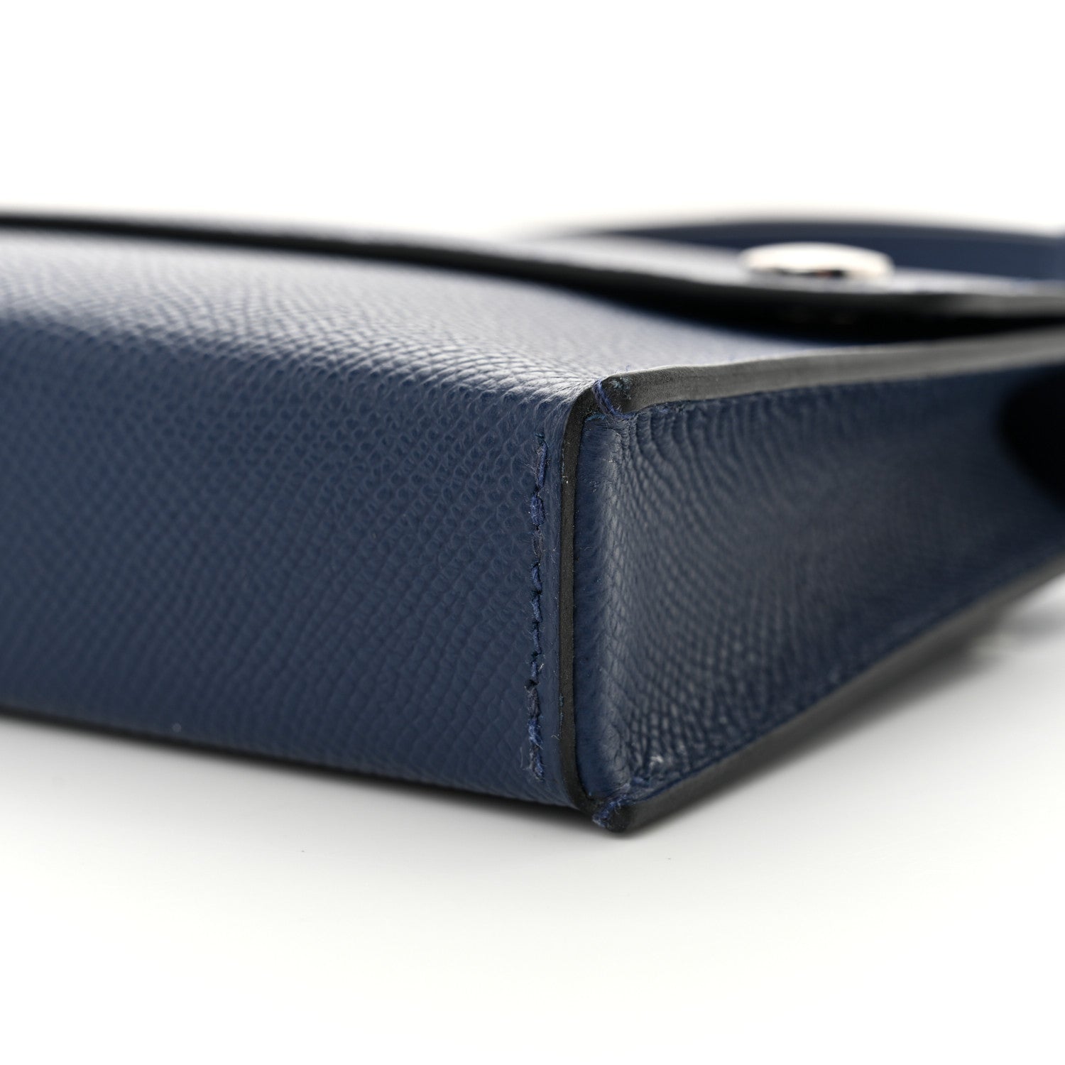 Hermes Epsom Hermesnap Wallet Bleu Navy 10 of 11