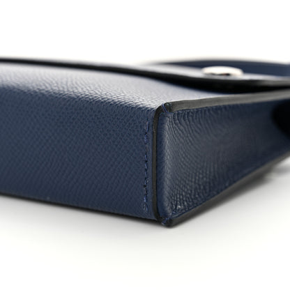 Hermes Epsom Hermesnap Wallet Bleu Navy 10 of 11