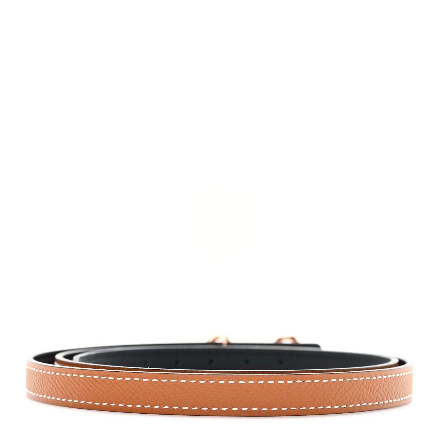 Hermes Epsom Swift 13mm Heritage Belt 90 36 Gold Black 2 of 5