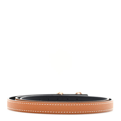 Hermes Epsom Swift 13mm Heritage Belt 90 36 Gold Black 2 of 5