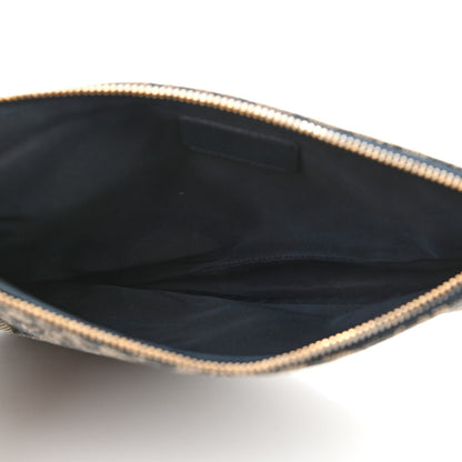 Christian Dior Monogram Mini Saddle Pochette Navy 5 of 12