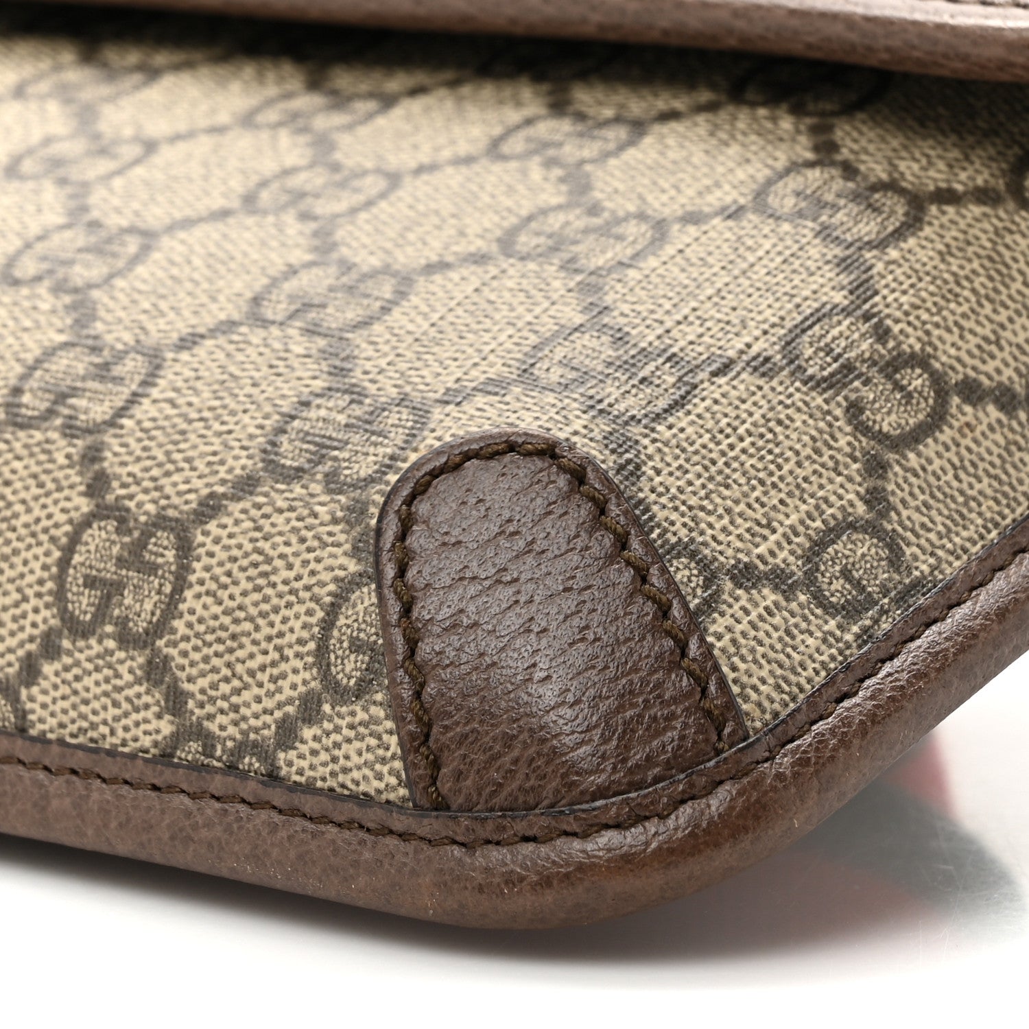 Gucci GG Supreme Monogram Neo Vintage Web Belt Bag  Brown 9 of 12