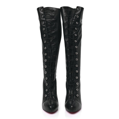 Christian Louboutin Nappa Alta Fifre 120 Tall Boots 39 Black 2 of 7