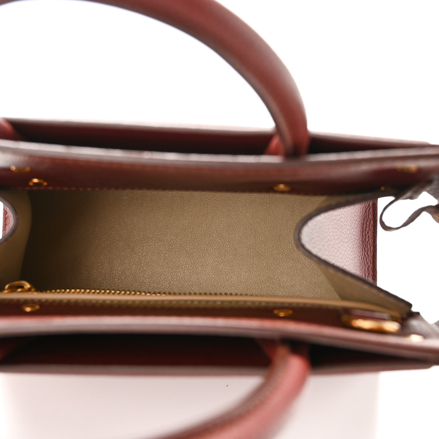 Givenchy Grained Calfskin Mini Horizon Satchel Oxblood 5 of 10