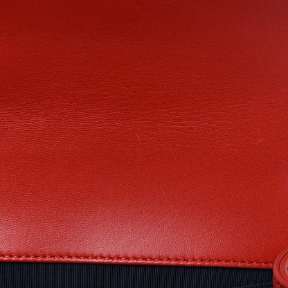 Chanel Lambskin Embossed Medium Boy Cube Flap Red 8 of 19