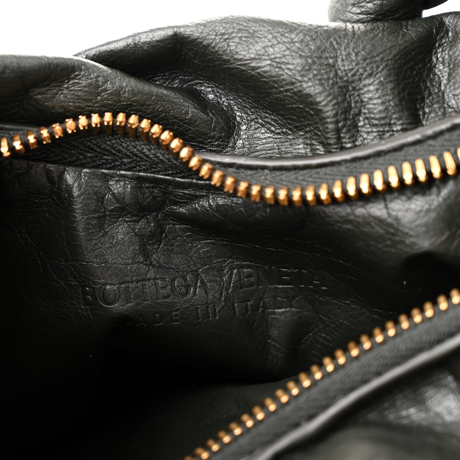 Bottega Veneta Calfskin Foulard Shoulder Bag Dark Green 6 of 11