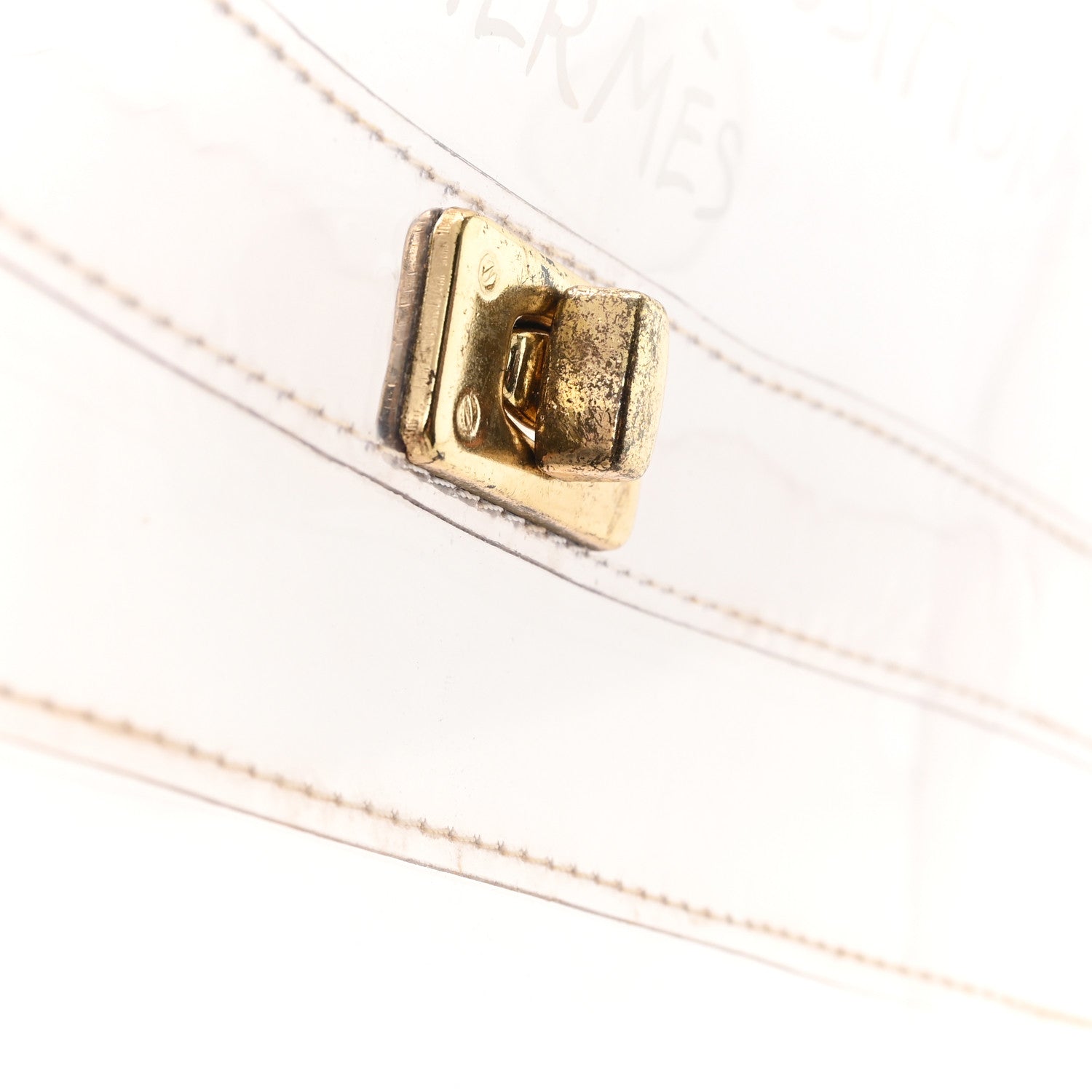 Hermes Vinyl Souvenir De L'Exposition Kelly Transparent 9 of 11