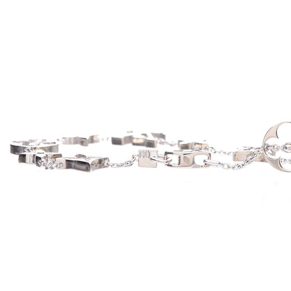 Louis Vuitton 18K White Gold Monogram Bracelet 5 of 6