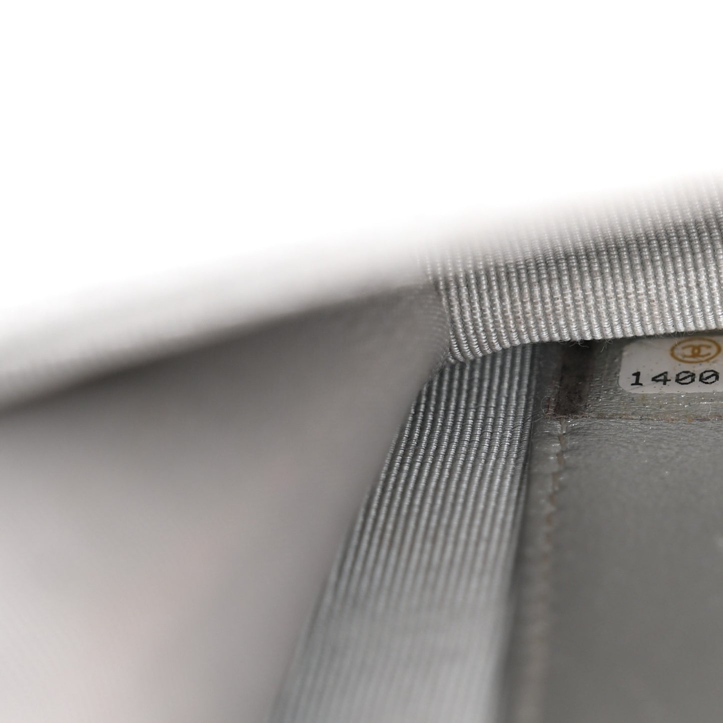 Metallic Lambskin Quilted Wallet On Chain WOC Silver Gold