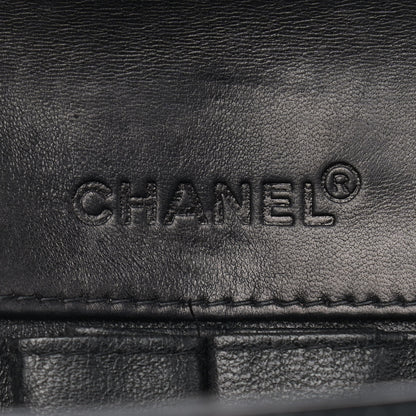 Chanel Patent Quilted East West Chocolate Bar Flap Black 6 of 9