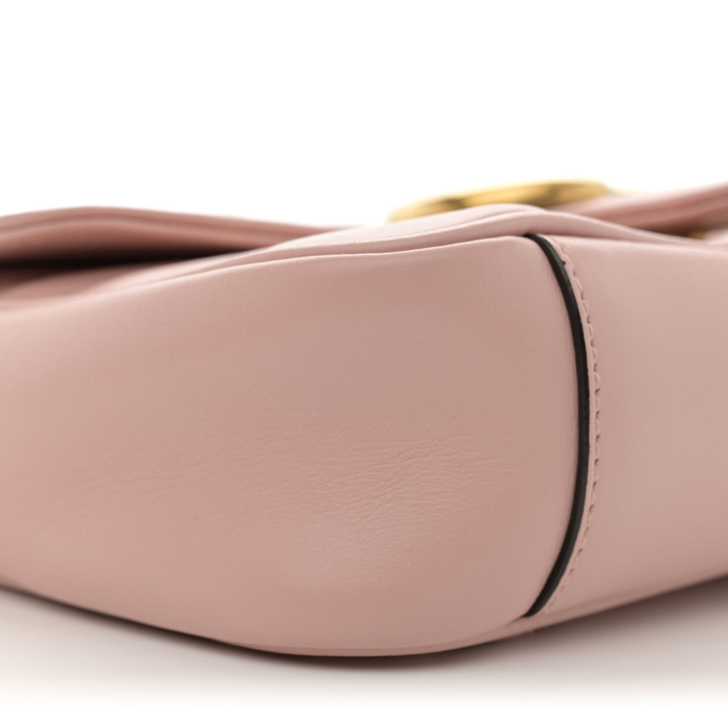 Calfskin Matelasse Mini GG Marmont Shoulder Bag Perfect Pink