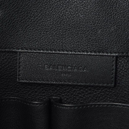 Balenciaga Grained Calfskin Gold Metallic Edge Hardware Papier A4 Tote Black 8 of 10