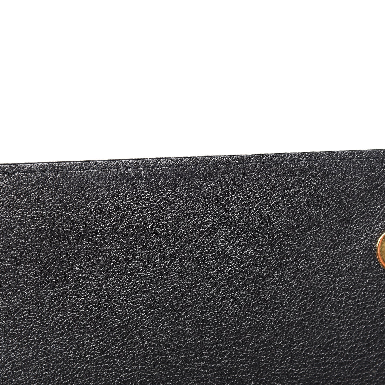 Saint Laurent Calfskin Monogram Large Belle De Jour Clutch Black 6 of 9